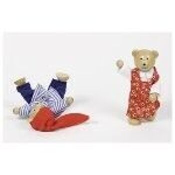Benna & Bennoh the Bears Boîte d'habillage de marionnettes flexibles 5