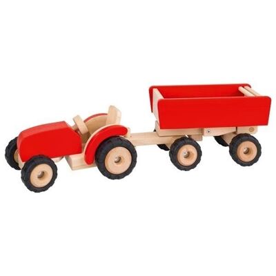 Tractor con Remolque - Rojo