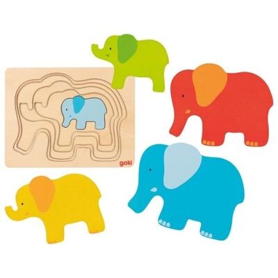 Puzzle dell'elefante