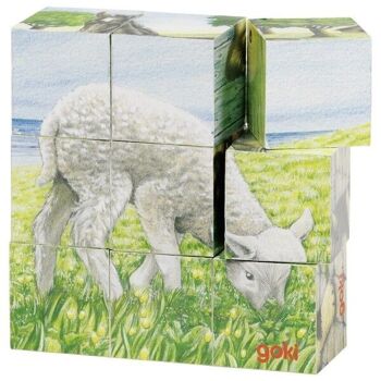 Puzzle Cube Animaux de la Ferme 1