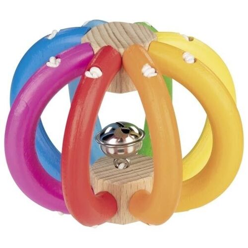 Elastic Rainbow Ball Touch ring