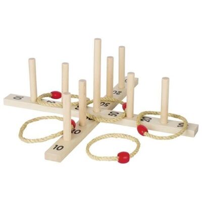 Hoopla Game with 5 Sisal Rings