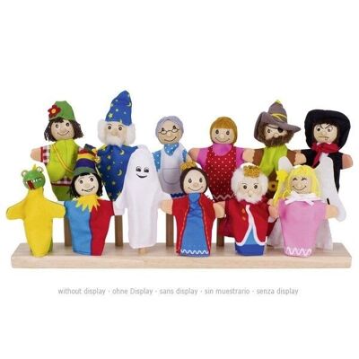 Assortiment de marionnettes à doigt - Lot de 12