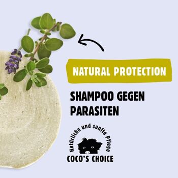 Coco's Choice NATURAL PROTECTION - shampooing pour chiens contre les parasites 1