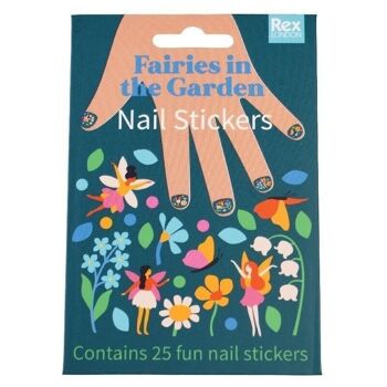 Stickers pour ongles enfant - Les fées du jardin 1