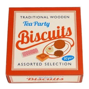 BISCUITS TEA PARTY TRADITIONNELS EN BOIS 1