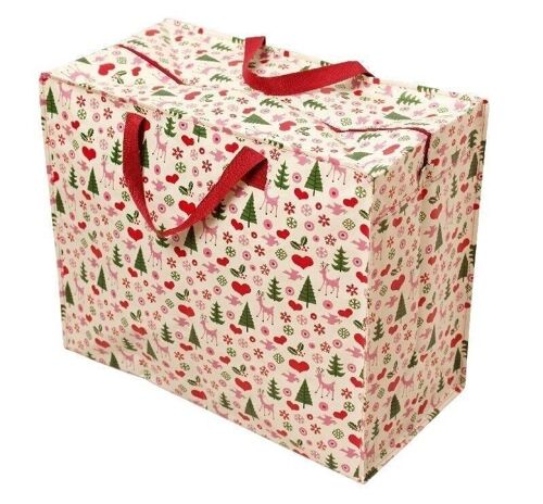 Jumbo storage bag - 50s Christmas