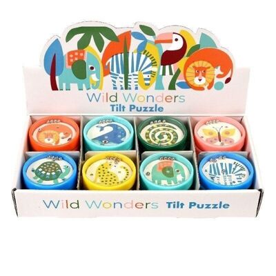 Puzzles inclinables assortis - Wild Wonders