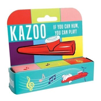 Jouet kazoo rouge dans une boîte 2