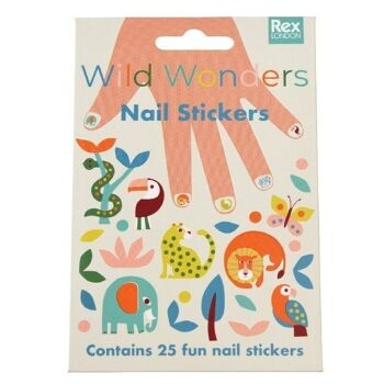 Stickers pour ongles enfant - Wild Wonders 1