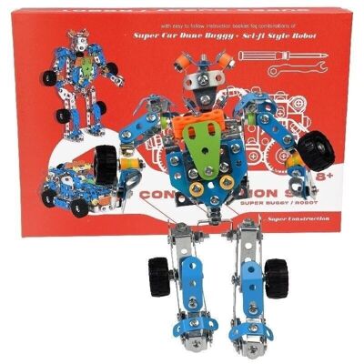 Gran set de construcción - Robot y buggy para dunas