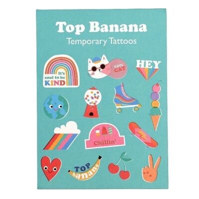 Temporary tattoos - Top Banana