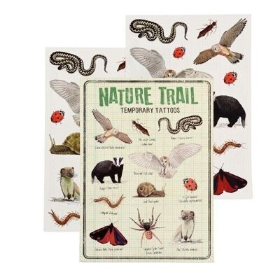 Temporary tattoos - Nature Trail