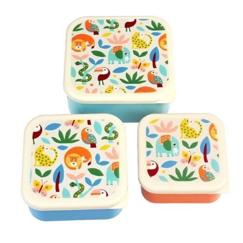 Snack boxes (set of 3) - Wild Wonders