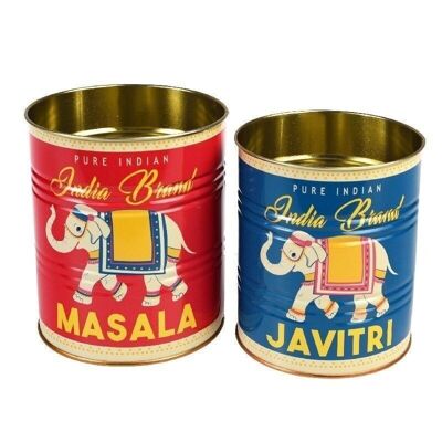 Boîtes de conservation (lot de 2) - Masala et javitri