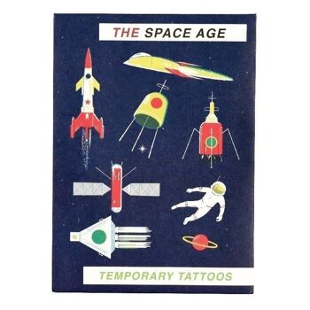 Tatouages temporaires - Space Age 1
