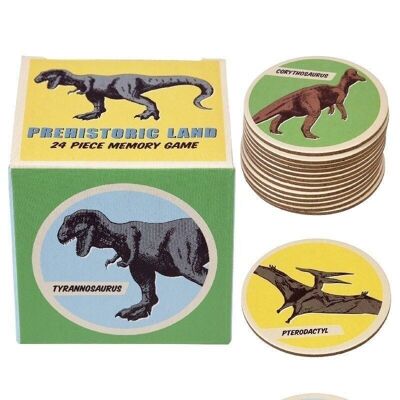 Memory game (24 pieces) - Prehistoric Land