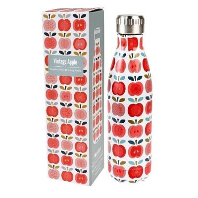 Edelstahlflasche 500ml - Vintage Apple