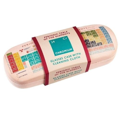 Glasses case & cleaning cloth - Periodic Table