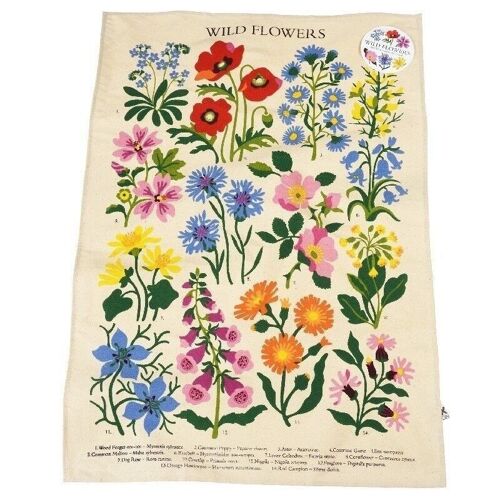 Tea towel - Wild Flowers