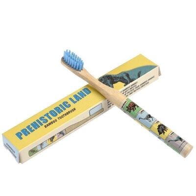 Children's bamboo toothbrush - Prehistoric Land