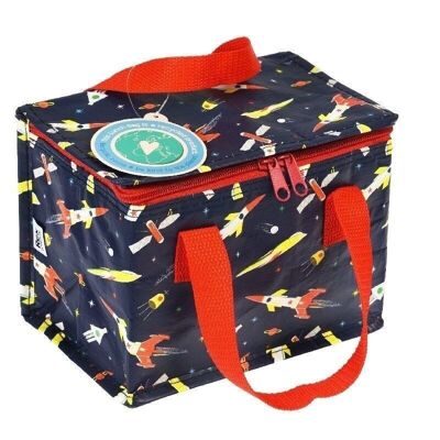 Insulated lunch bag - Space Age Rocket