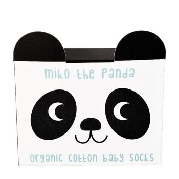 Paire de chaussettes bébé - Miko le Panda 1