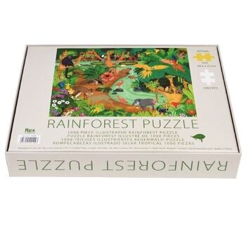 Puzzle (1000 pièces) - Forêt tropicale 5