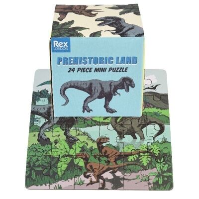 Mini jigsaw puzzle - Prehistoric Land