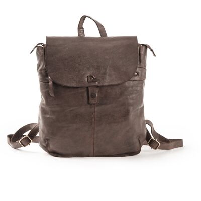 Submarine City Backpack - brown