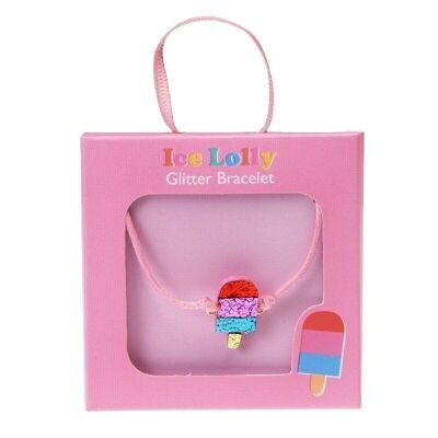 Pulsera infantil glitter - Ice lolly