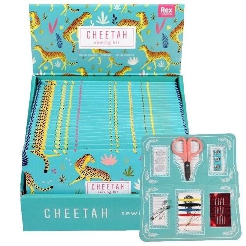 Travel sewing kit - Cheetah