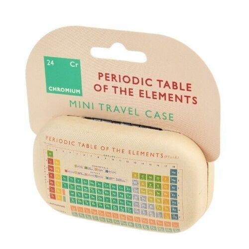 Mini travel case - Periodic Table