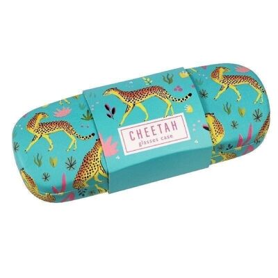 Glasses case & cleaning cloth - Cheetah