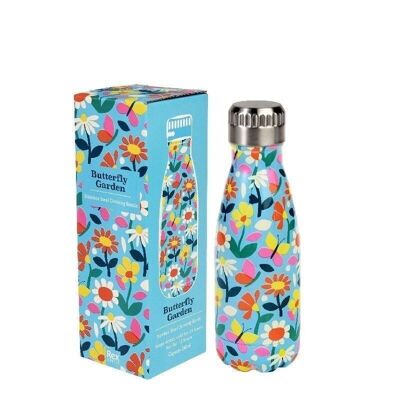 Botella de acero inoxidable 260ml - Jardín de mariposas