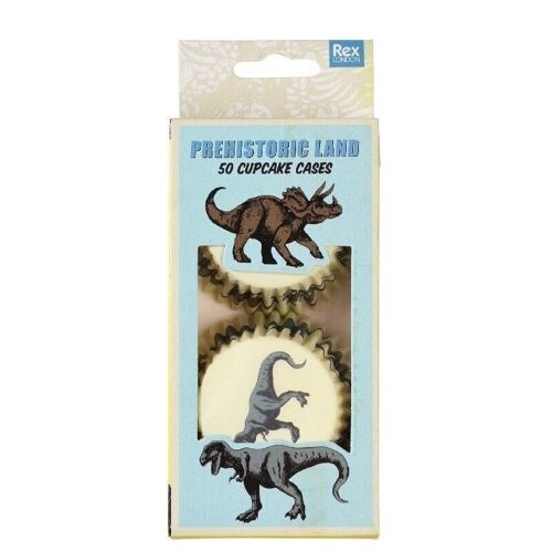 Cupcake cases (pack of 50) - Prehistoric Land