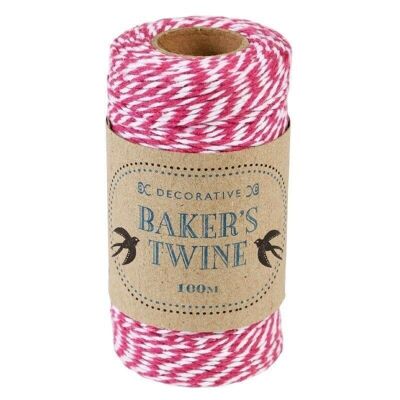 Baker's twine - Pink and white