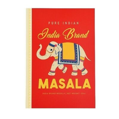 A5 lined notebook - Masala