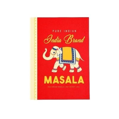 A6 lined notebook - Masala