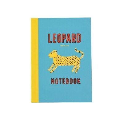 A6 notebook - Leopard