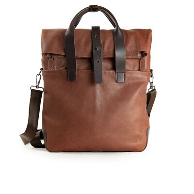 Mount Ivy Backpack/Messengerbag medium - cognac