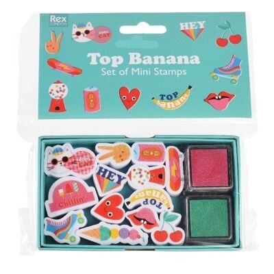 Set de mini sellos - Top Banana