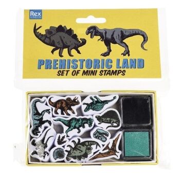 Série de mini timbres - Terre préhistorique 1
