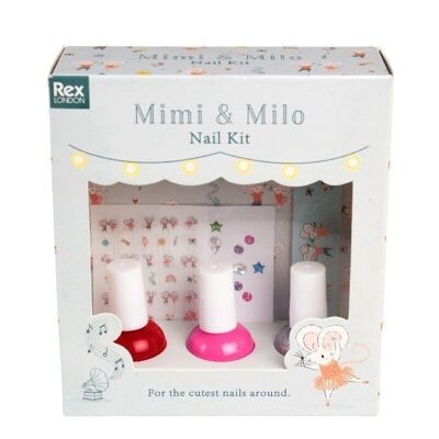 Kit de uñas infantil - Mimi y Milo