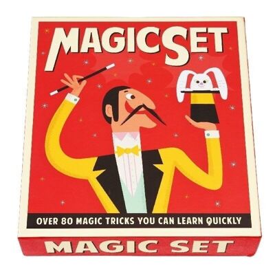 Set de magia con más de 80 trucos para niños