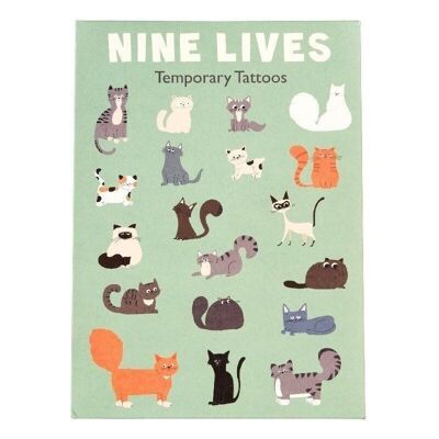 Tatouages temporaires - Nine Lives