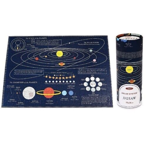 Jigsaw puzzle in a tube (300 piece) - Space Age