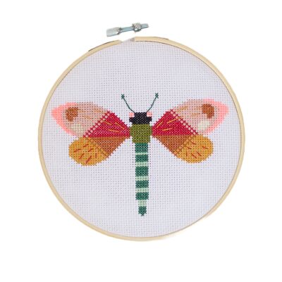 Dragonfly Brie Harrison Cross Stitch Kit