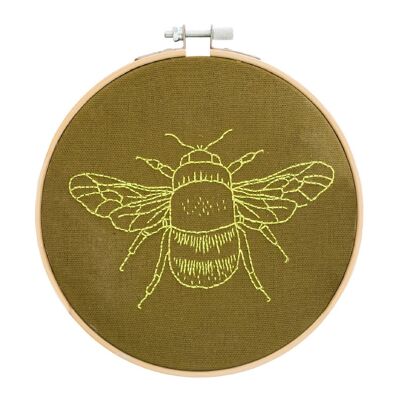 Kit de aro de bordado de abeja