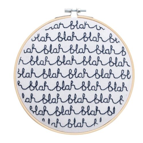 Blah Blah Blah Donna Wilson Embroidery Hoop Kit